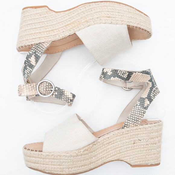 Dolce Vita Lesly Wedge Espadrille Platform Sandals Size 8.5 - Picture 6 of 12